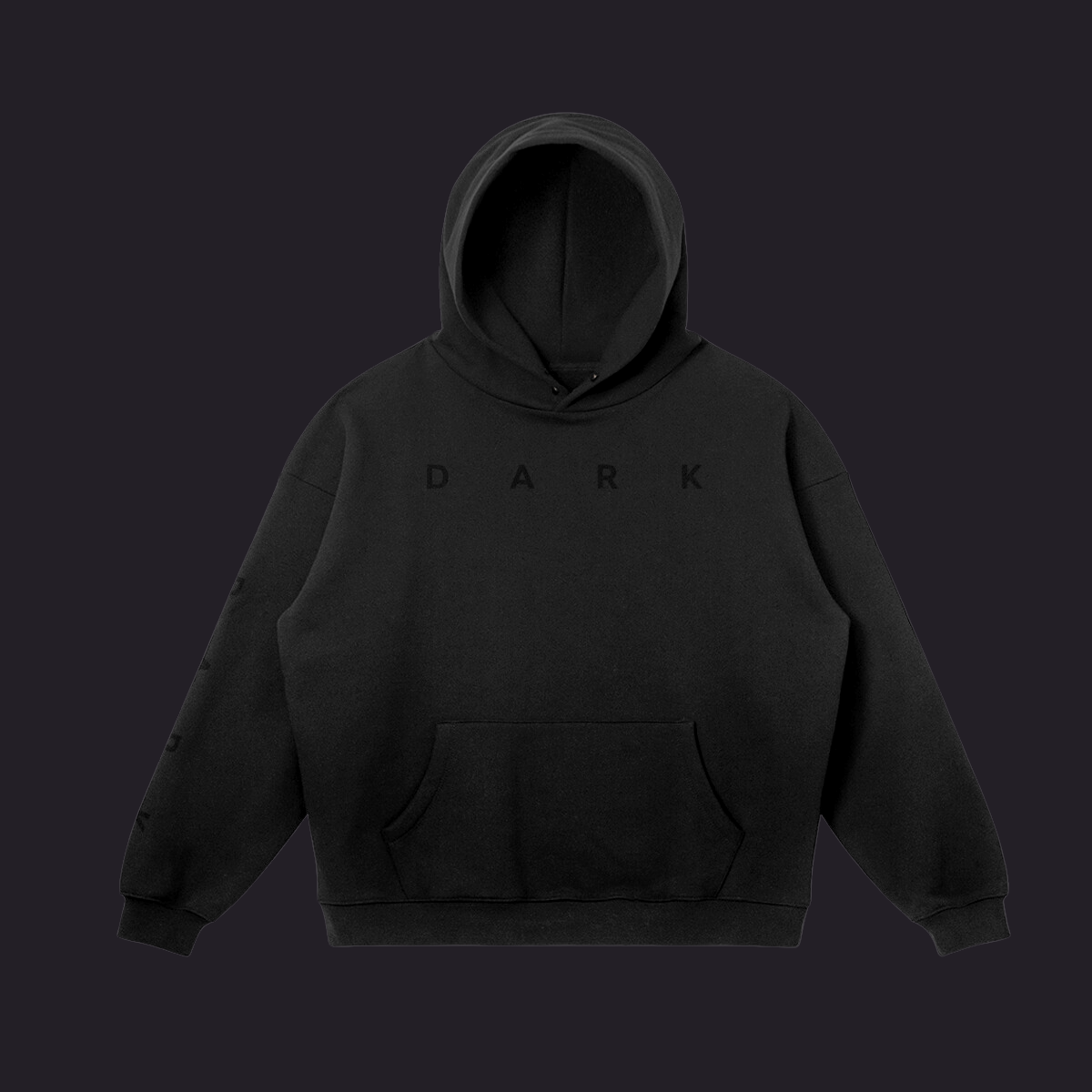 Dagger & Dahlia - True Black Fleece-Lined Hoodie