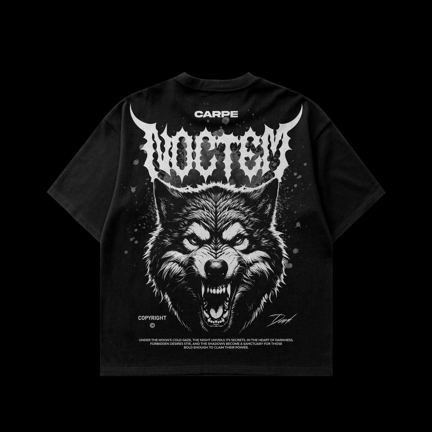 Carpe Noctem - Oversized Boxy T-Shirt