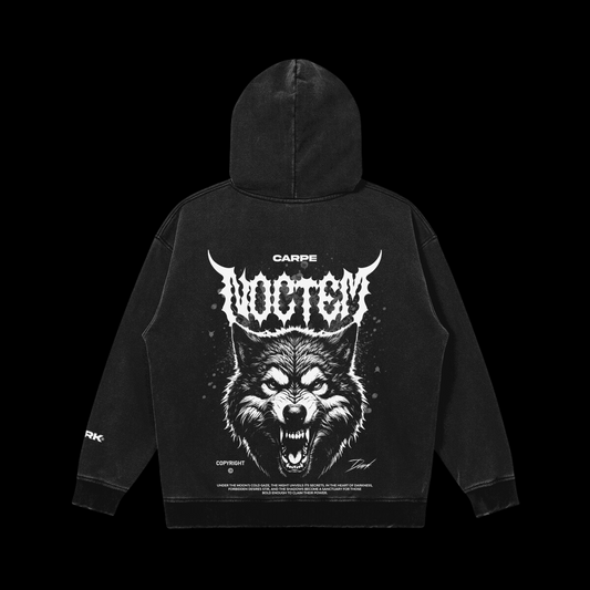 Carpe Noctem - Snow Wash Hoodie