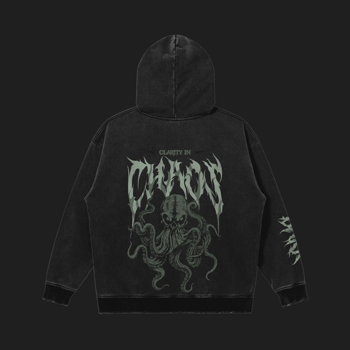 Clarity in Chaos - Snow Wash Hoodie