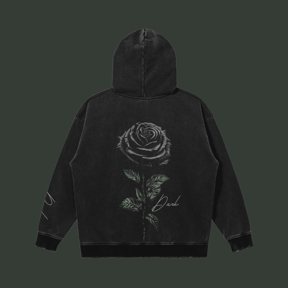 Black Rose - Snow Wash Hoodie