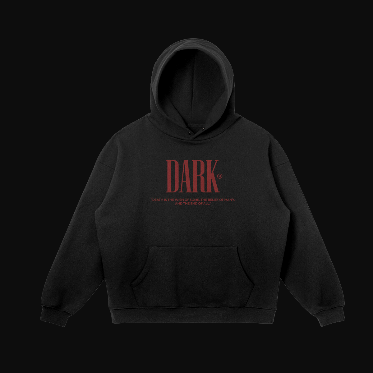 Harbinger of Change - True Black Fleece-Lined Hoodie