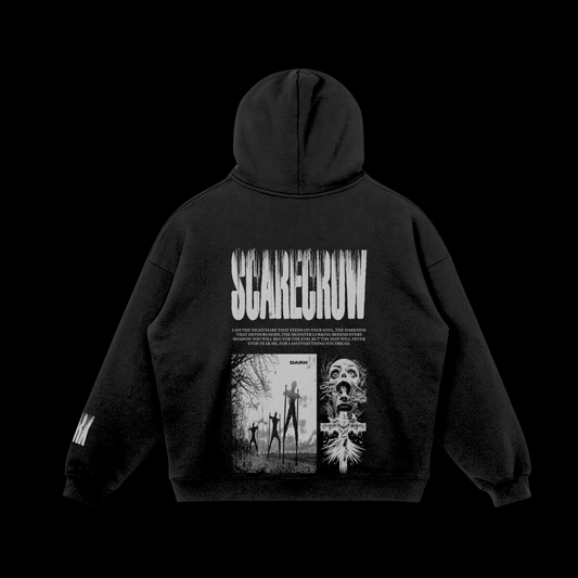 Scarecrow - True Black Fleece-Lined Hoodie