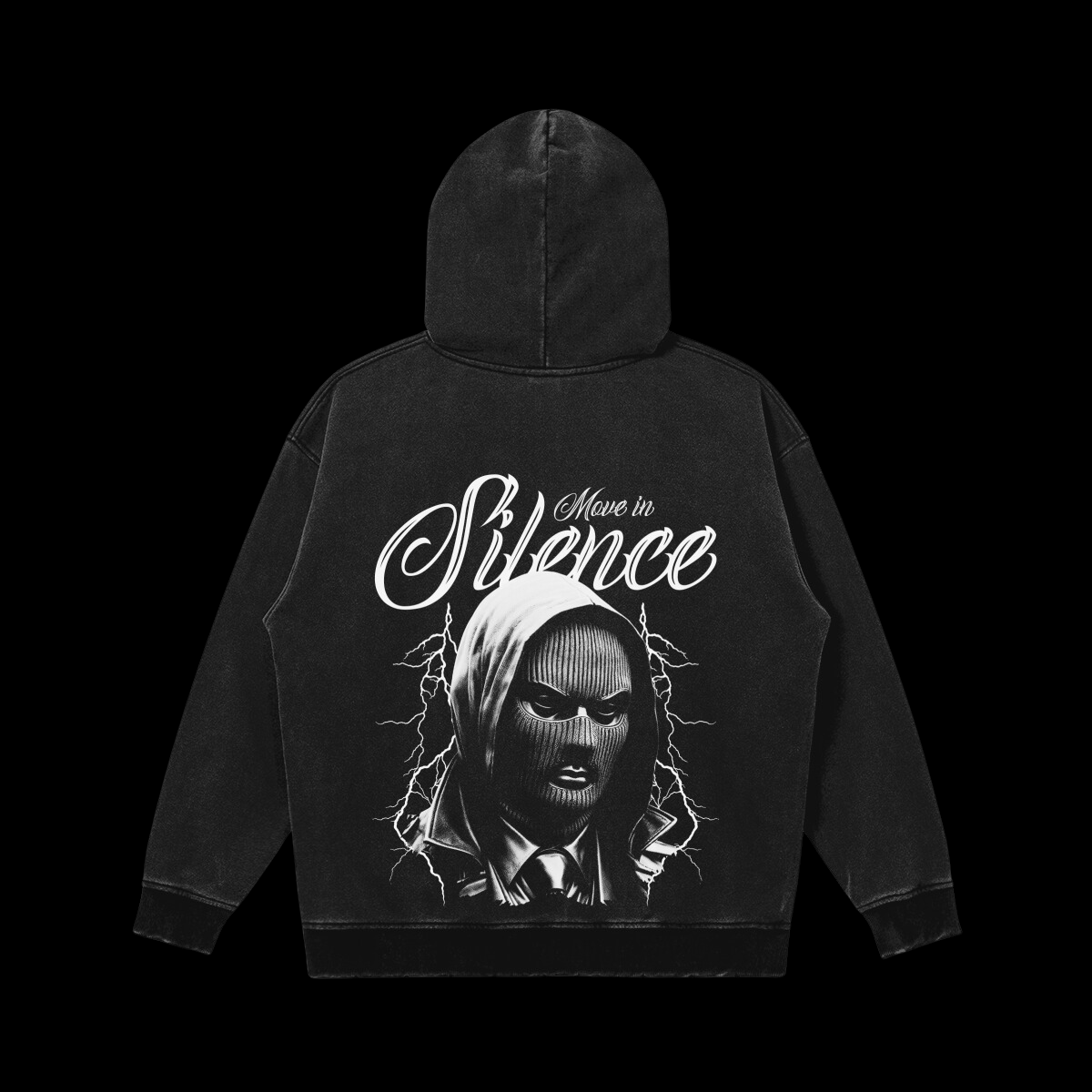 Move in Silence - Snow Wash Hoodie