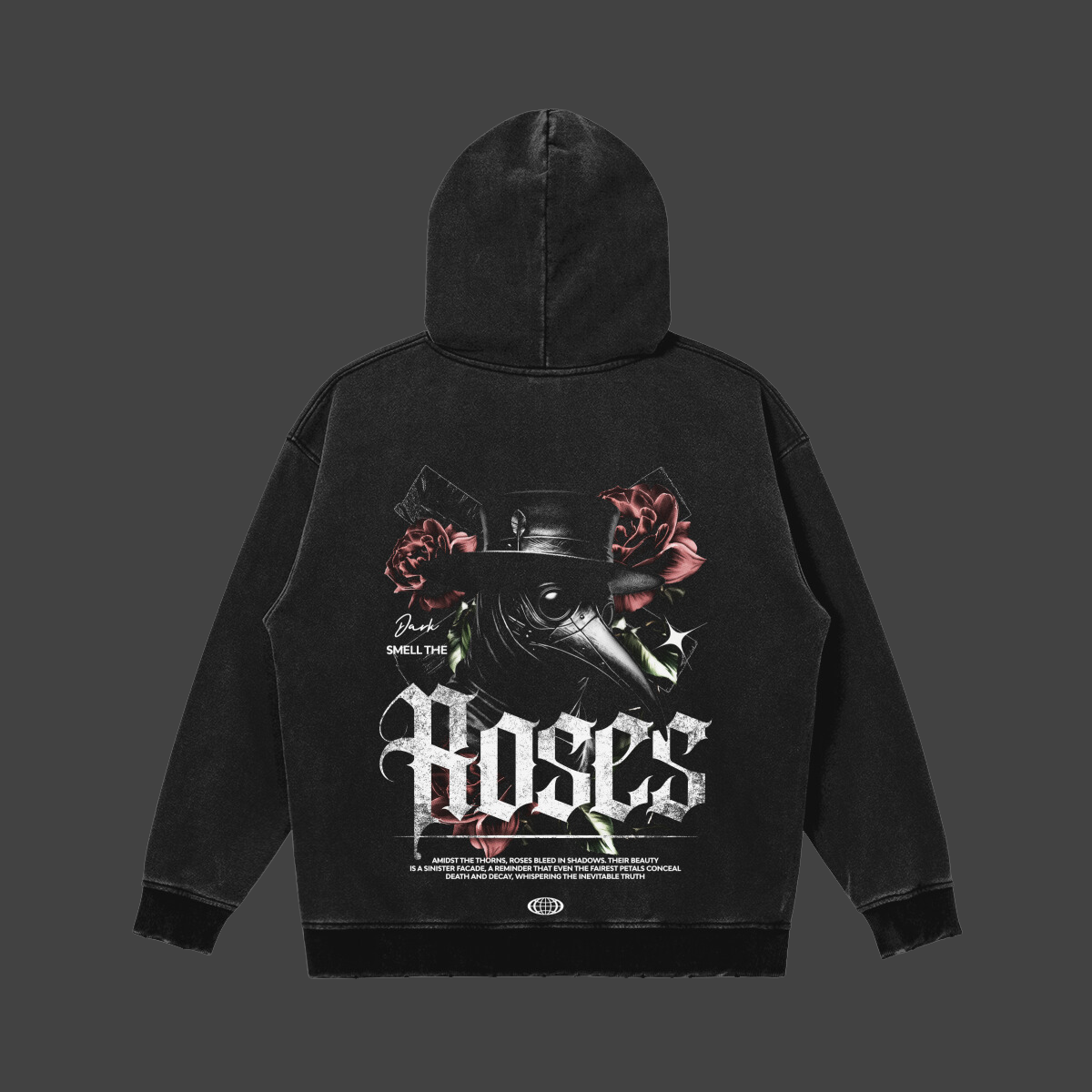 Smell The Roses - Snow Wash Hoodie